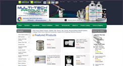 Desktop Screenshot of multitechproducts.com