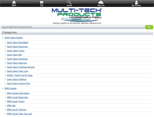 Tablet Screenshot of multitechproducts.com